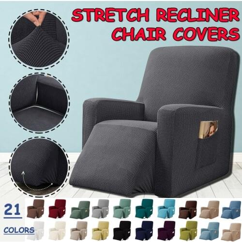 All-inclusive Sofa Cover Elasticity Stretch Anti-slip Furniture Slipcovers Chair Protector Single Seat Sofa Recliner Couch Cover
