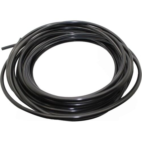 5M PE Plastic Tube water hose diameter 6mm for Low Pressure Mist Spray System Black or White color for Misting Cooling System