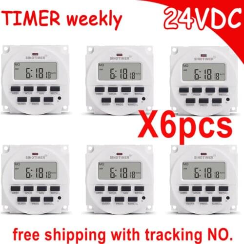 SINOTIMER wholesale Digital Programmable 24V DC/AC Time Switch control Time Relay