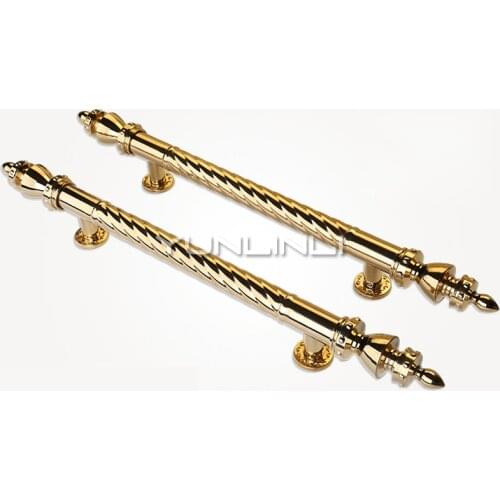 Modern Luxury Door Handle 600mm/800mm/1000mm Thick Titanium Thread KTV Stainless Steel Door Glass Door Handle WM-8011