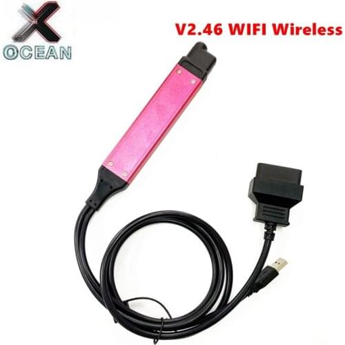 SDP3 V2.46 VCI3 Trucks Heavy Duty Diagnostics tool with Wifi Wireless VCI 3 OBD2 car Scanner VCI-3 2.46 support Multi-language