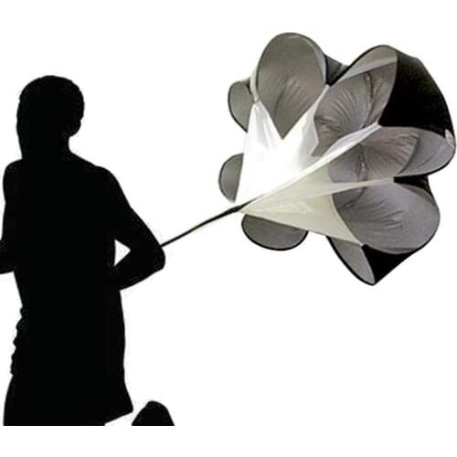 57 inch Speed Training Resistance Agility Training Parachute Running Chute Power for Football Basketball bodybuilding