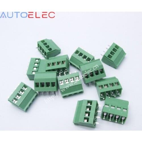 UL approved Pitch 5.08mm 4pins/ 4ways European PCB Screw Terminal Block YB series Instead of Phoenix no:MKDS3/4-5.08