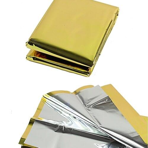 Myler Waterproof Emergency Survival Foil Thermal First Aid Rescue Blanket Tent Camping Mat