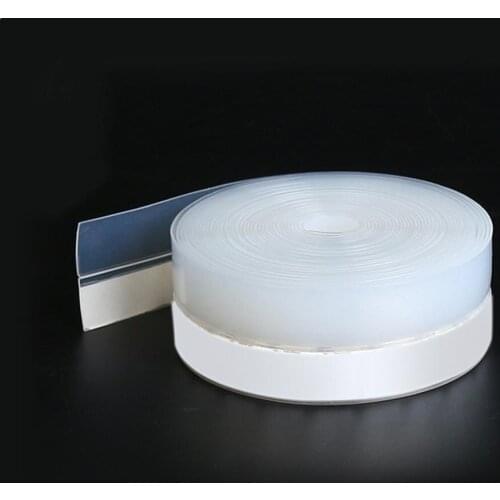 Soundproofing Tool Bottom Sealing Silicone Draft Stopper Doors Soundproofing rubber Seals Self-adhesive Door Threshold Adhe R8J0