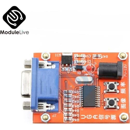 1PC VGA Signal Generator LCD Display Tester 7V-12V Power Input 640*480 800*600 1024*768 1280*1024 Resolution for LCD Monitor