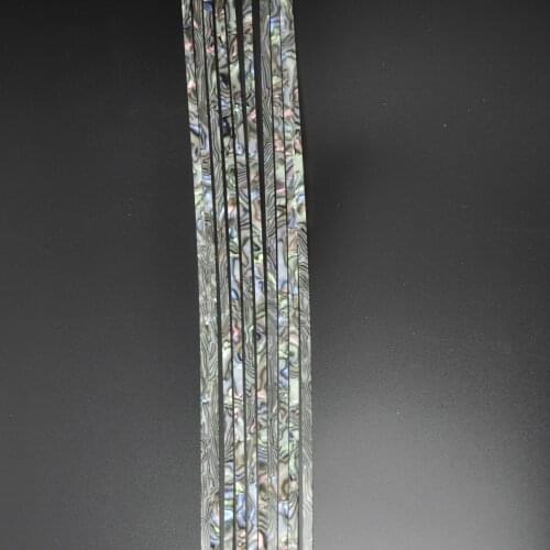 10Pcs Luthier Purfling Binding Marquetry inlay Guitar Builder Celluloid Strip Abalone