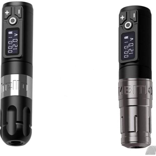 2021 New Wireless Tattoo Machine Pen Brush Coreless Motor Strong Quiet With Fast Charging Battery Free Shipping