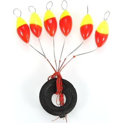 5pcs Fishing Lure Sea Floating Bobbers Slip Drift Indicator Fishing Tackle Portable Fishing Float Foam Bobber Light Water Float