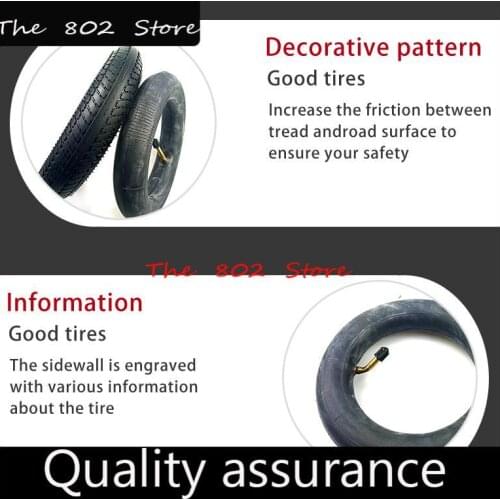 8 1/2X2 (50-134) 8.5 inch inner tube and outer tire for Baby carriage Wheelbarrow Electric scooter Folding bicycle