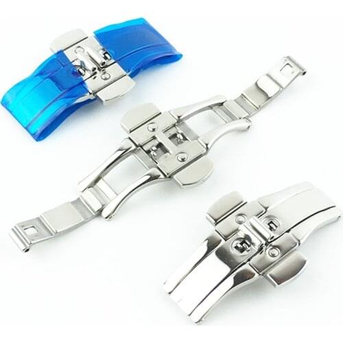Watch accessories stainless steel buckle for the famous masters Jiayu watches with buckles ya double button butterfly buckle