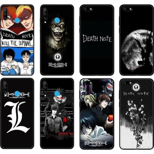 Black tpu Case For Huawei Honor 20 Lite 10 10i 20S 30S 30 Case Honor 7A 5.45 7s 7C 5.7 Case Cover Death Note Ryuk kira