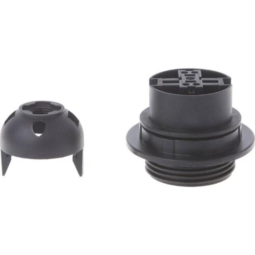 E27 Lamp Bulb Holder Edison Screw Socket White/Black Pendant Ceiling Light