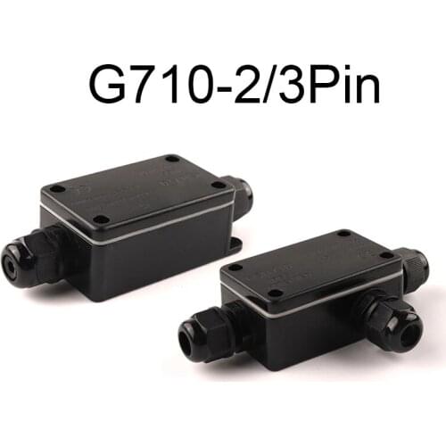 IP66 Electrical Outdoor Waterproof Cable Connector 2/3 Pin Junction Box With Terminal Electrical Wire Connection 41A/450V