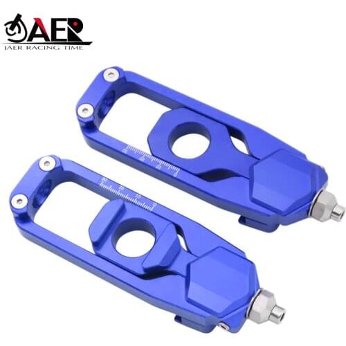 JAER For Yamaha MT09 FZ09 2013-2016 CNC Left Right Tensioner Catena Rear Spindle Chain Adjusters