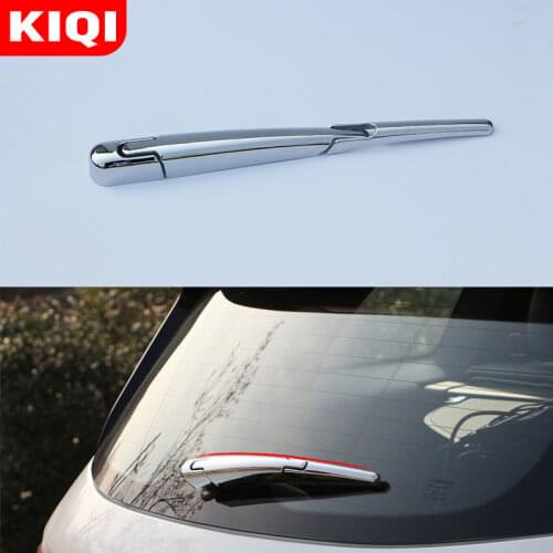 KIQI ABS Chrome Car Rear Window Wiper Blade Cover Trim Stickers for Renault Koleos Samsung QM6 2016 - 2020 Accessories