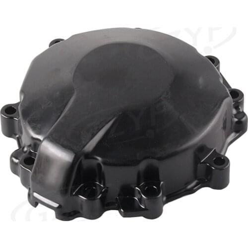 Left Engine Stator Crank Case Generator Cover Crankcase For Kawasaki ZX6R 2009 2010 2011 CNC Aluminum Alloy Black