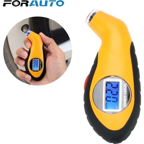 Tyre Air Pressure Gauge Meter Car Tire Manometer Barometers Tester Diagnostic Tool For Car Motorcycle Electronic Digital LCD