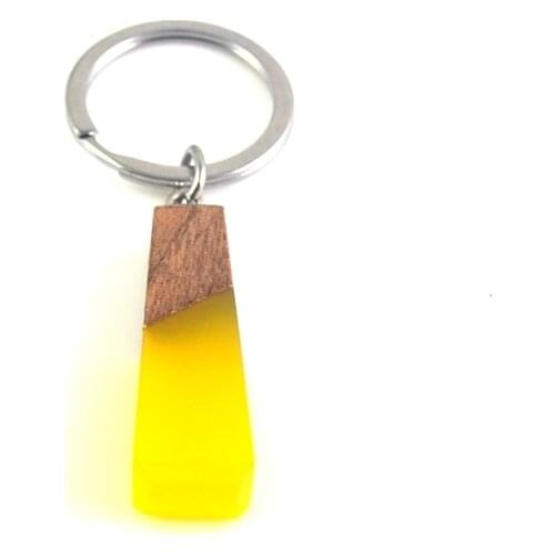 Natural wood resin multifunctional pendant, key ring 0101