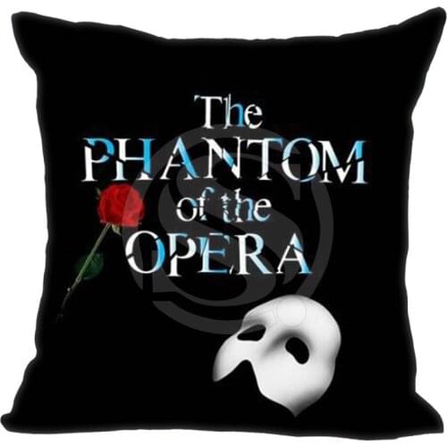 Musical The Phantom Of The Opera Pillowcase (one sides) Zippered Pillow Cover 40x40cm Drop Shipping