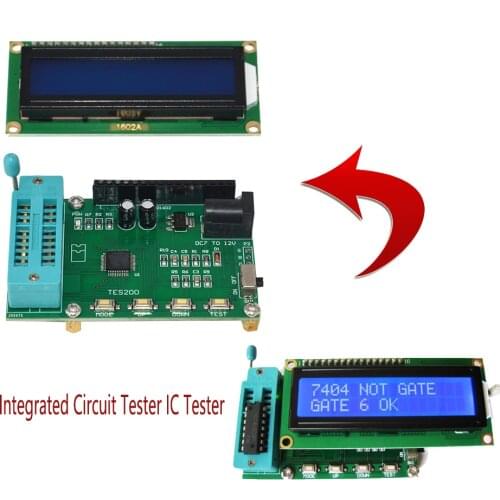 New Edition Integrated Circuit Tester IC Tester 74 40 Series Can Judge Logic Gate Good Or Bad IC Chips Testing Instrument