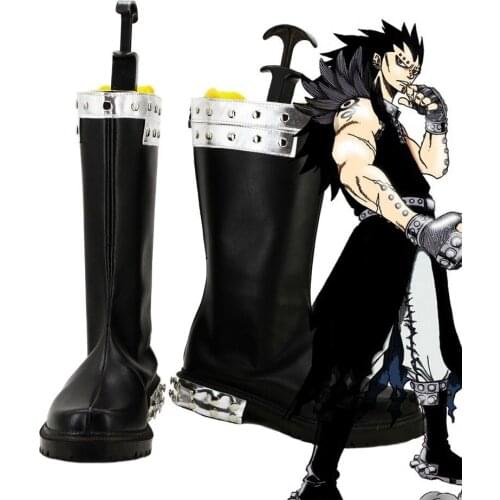 Fairy Tail Gajeel Reitfox Cosplay Shoes Boots Custom Made