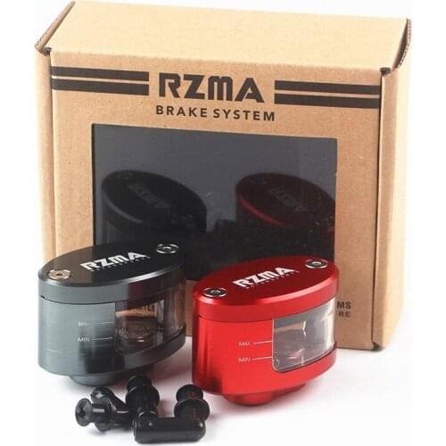 Motorbike Motorcycle Brake Master Cylinder Reservoir Brake Fluid Tank Cnc Aluminum Visible For Honda Yamaha Kawasaki Suzuki