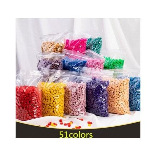 100Pcs Seal Stamp Wax Vintage Wax Seal Stamp Tablet Pill Beads for Envelope Wedding Wax Seal Ancient Sealing Wax