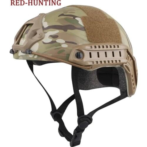 Tactical Hunting Helmet Gear MH type Fast Helmet Simple Army Helmets Bike Cycling Military Airsoft Shoot Helmet Multicam