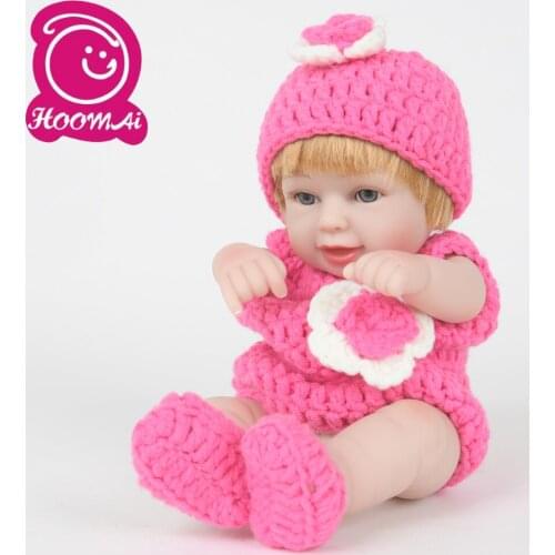 Amazing Bebe Reborn Newborn 25 CM Lifelike Full Vinyl Body Silicone 10" Cute Realistic Babies Toy Christmas Present Playmates