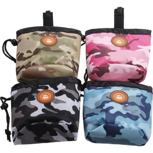 Outdoor Cat Dog Pouch Walking Food Treat Snack Bag Agility Bait Training Pet Feed Pockets Detachable Waist Bags For Pet Supplies