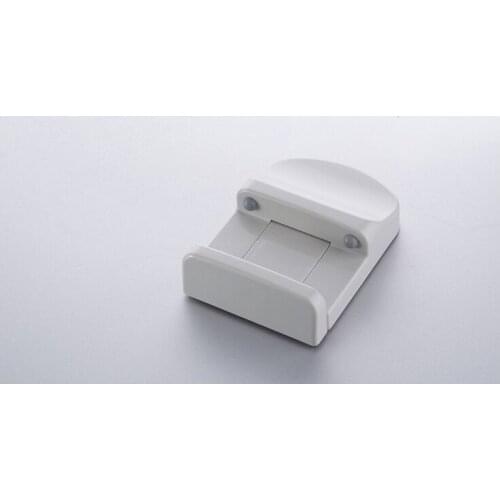 Plastic Non-marking paper towel clip Paste Vertical Bathroom Paper Towel Clip Rack Multi-purpose Storage Rack Phone Holder