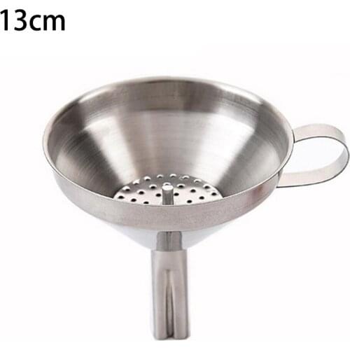 Kitchen Funnel Large Stainless Steel Pouring Funnel With Removable Filter For Dispensing Essential Oils Without Spilling Gadget