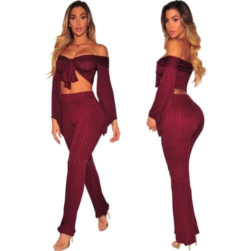 Plus size Women two piece set Sexy crop top Tights