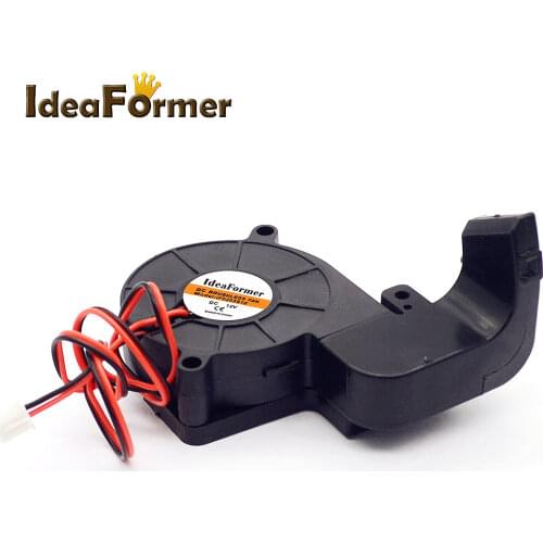 1 set 5015 12V/24V Blower Turbo fan with Air Guide Duct Mounting Bracket Kit With 2pin Cable for 3D printer MK10 parts