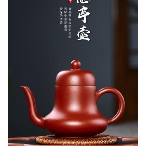 ±140ml Si Ting Chinese Traditional Ceramic Teapot Pure Handcraft Beautiful Appearance Household Pu'er Oolong Tea Set High Grade
