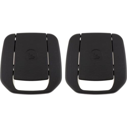 2 Pieces Rear Seat Isofix Mount Cover For BMW E90 E91 E81 E87 Replaceable Black