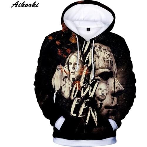 3D Hoodies Sweatshirts Michael Myers Men/women Halloween Cosplay Costumes Hooded Scary Movie Horror 3D Men Autumn Casual Hoodie