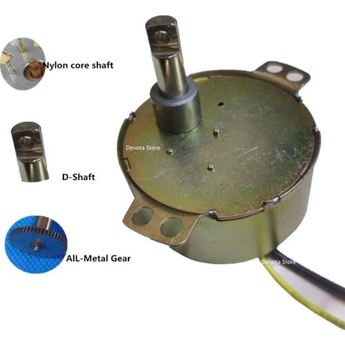 49TYJ 4W AC220V 3RPM For Ceiling fan Permanent Magnet Synchronous Motor Top Fan Motor All-Metal Gear