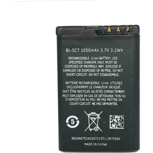 5pcs/lot BL-5CT BL 5CT Battery For Nokia C5-00 6303 C3-01 3720