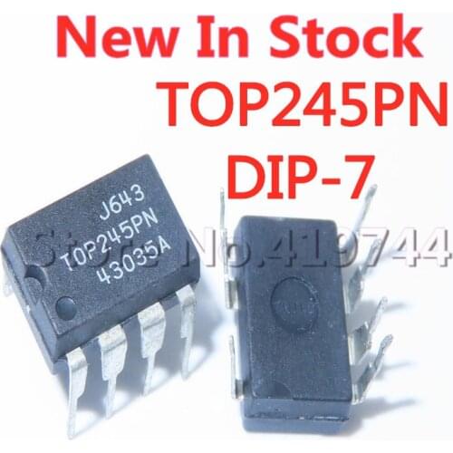 5PCS/LOT TOP245PN TOP245 TOP245P DIP-7 LCD power management chip In Stock New Original