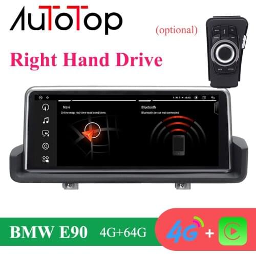 AUTOTOP 10.25" Right Hand Drive Car Multimedia Radio Android 10.0 DVD GPS Navigation ForBMW 3 Series E90/E91/E92/E93 2005-2012