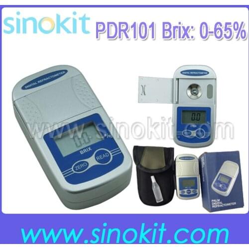 Free Shipping Newest Brix 0-65% Digital Refractometer - PDR101