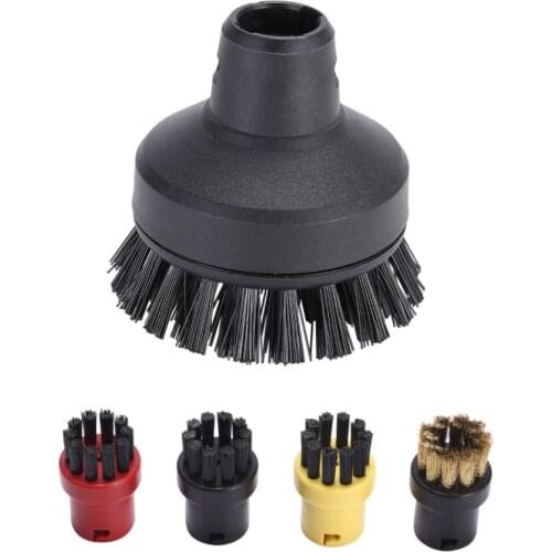 For Karcher SC1 SC2 SC3 SC4 Large Round Brush Cleaning Brush For Steam Cleaner Absolute Attachment Adapter Home Cleaning Nozzle