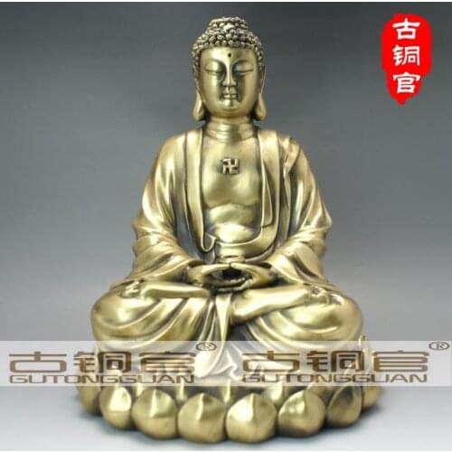 Wholesale bronze factory Bronze statue of buddha copper lotus buddhist supplies decoration gift