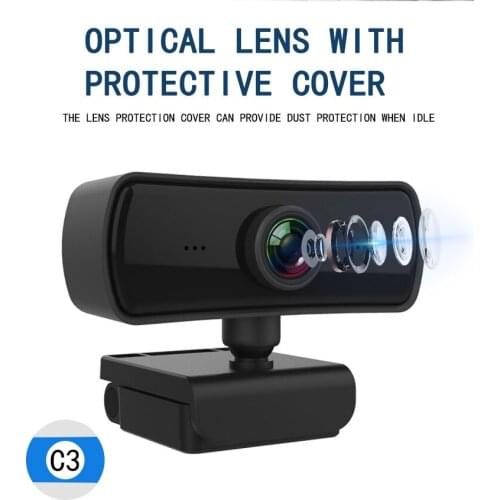 HD Camera For Desktop Computer Rotation Video Camera With Microphone Camera Webcam Adjustable Mini USB Cam Web 1080p CMOS