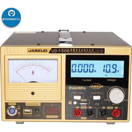 Jabe UD-1506 High Precision Stabilizde DC Power Supply 1mA with LED display One-click PW boot current Detection Voltage Test