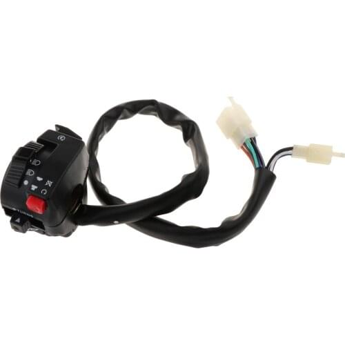 Dolity Kill Start Turning Light Choke Horn Switch Button for 50 cc 70cc 90 cc 110cc 125 cc PIT Quad Dirt Bike ATV