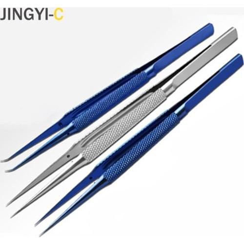 Stainless Steel Medical Ophthalmic Surgical Forceps Titanium Alloy Suture Forceps Straight Head Elbow Surgical Instruments