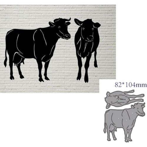 Metal cutting dies cut die mold Animal Cattle decoration Scrapbook paper craft knife mould blade punch stencils